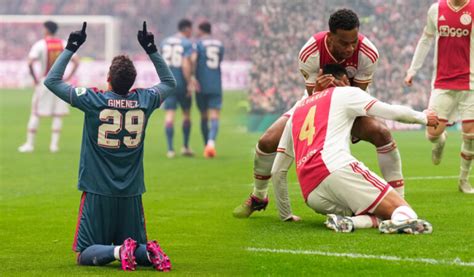 Imparables Edson Lvarez Y Santiago Gim Nez Anotan En El Ajax Vs