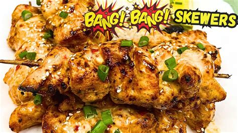 The Only Bang Bang Chicken Skewers Recipe Youll Ever Need Youtube