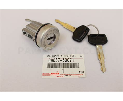 Toyota Cylinder Key Set Ignition Switch Lock