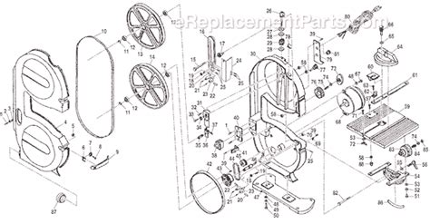 Band Saw Parts Diagram