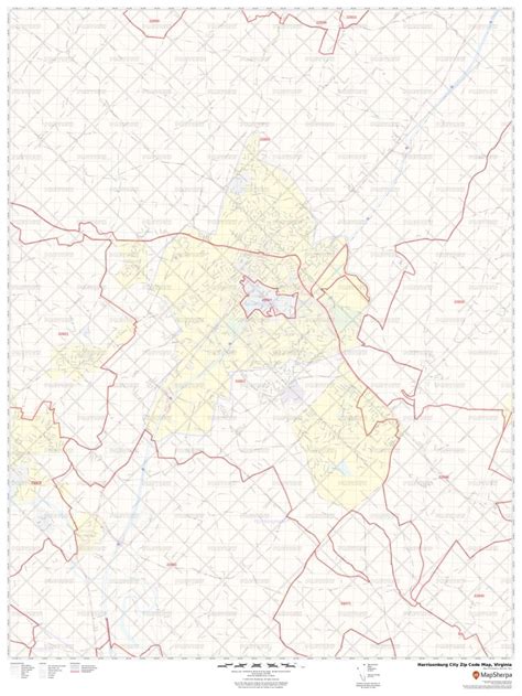 Harrisonburg Va Zip Code Map - United States Map