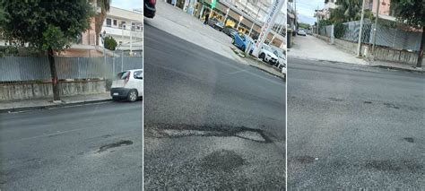 Aversa su Viale Europa già prime buche e avvallamenti dopo rifacimento