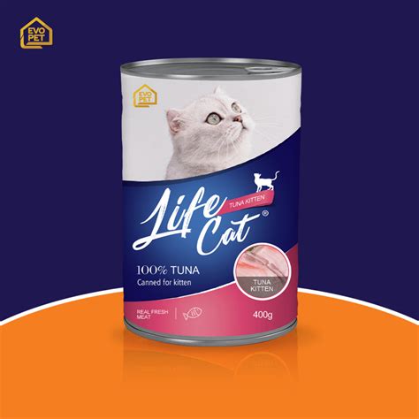 Jual LIFE CAT Kaleng 400 Gr TUNA KITTEN Makanan Basah Kucing Makanan