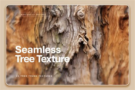 20 Seamless Tree Trunk Textures