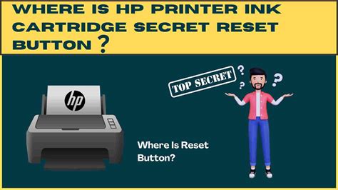 Location Of The HP Printer Ink Cartridge Secret Reset Button