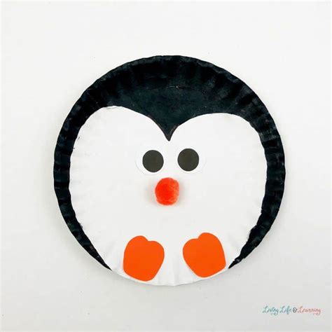 Penguin Paper Plate Craft