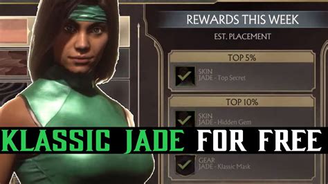 Mk11 Klassic Jade Skins For Free Youtube