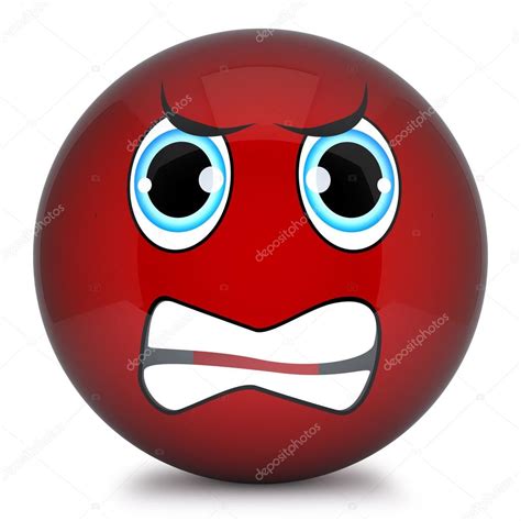 Smiley Red Angry 3d Stock Illustration By ©pogotskyihk 111688574