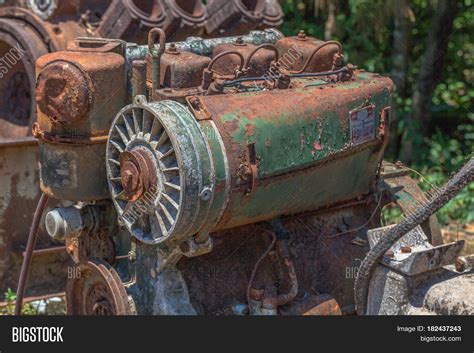 Old Machinery Rusted Image Photo Free Trial Bigstock