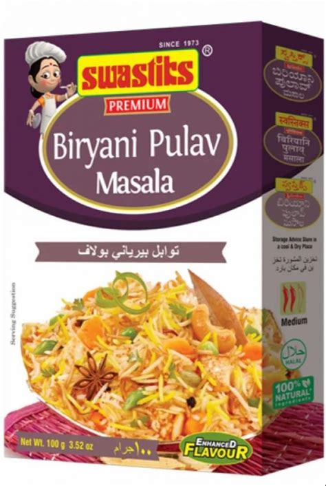 Gm Swastiks Biryani Pulav Masala At Rs Pack Ushkebhavi