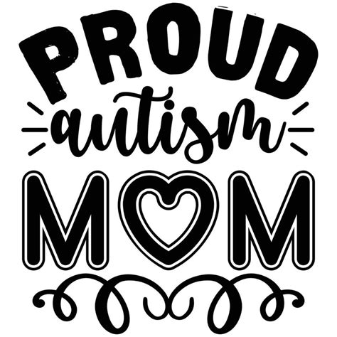 Proud Autism Mom 27517295 Vector Art At Vecteezy