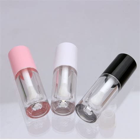 Cosidea Pcs Empty White Ml Big Doe Foot Wand Lip Gloss Tubes Round