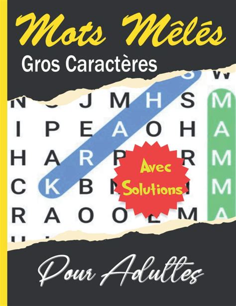 Buy Mots M L S Gros Caract Res Pour Adultes Livre De Jeux Mots M L S