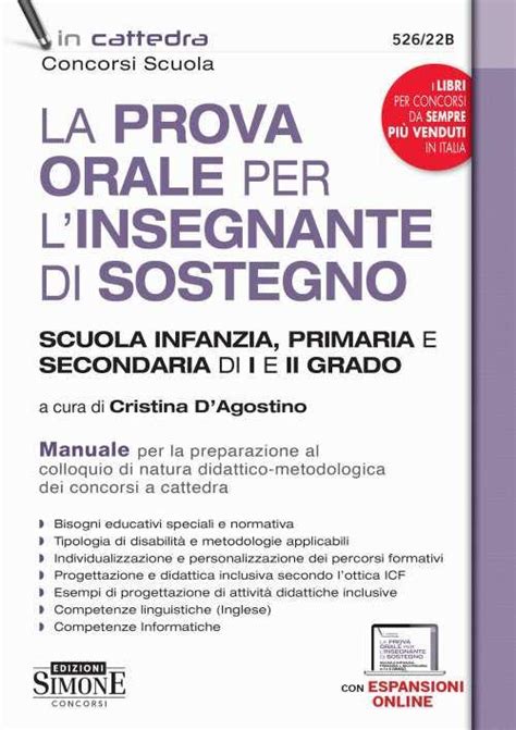 La Prova Orale Per L Insegnante Di Sostegno Scuola Infanzia Primaria E