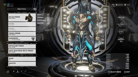 Warframe Atlas Prime Access Test Zum One Punch Prime Frame Nat Games