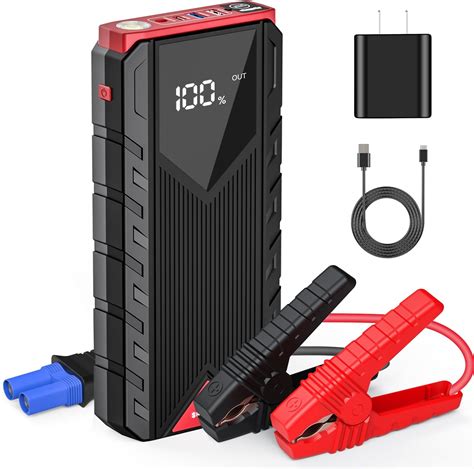 Amazon Shinegiant Car Jump Starter A Peak Portable Car