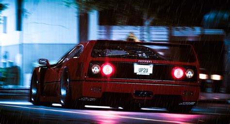 #Ferrari Ferrari F40 red cars #vehicle #car #1080P #wallpaper # ...