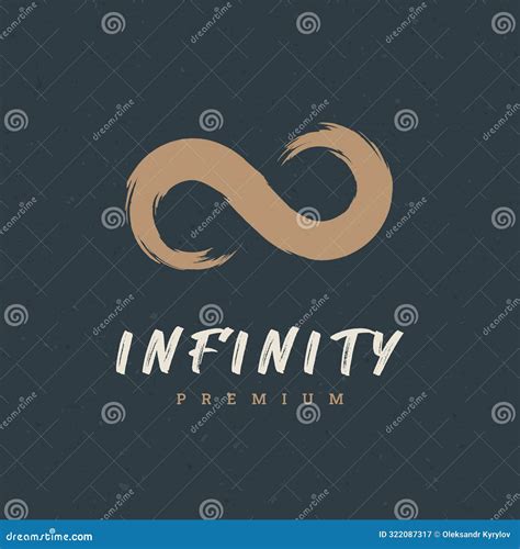 Infinity Symbol Eternal Limitless Emblem Cycle Endless Life Concept Graphic Design Element