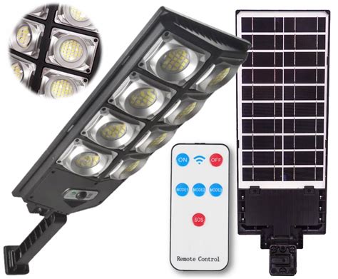 Lampa Solarna Led Ogrodowa Zewn Trzna Czujnik Ruchu Zmierzchu W