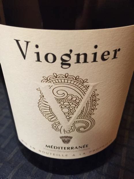 2015 Vignerons du Mont Ventoux Viognier France Provence Mediterranée