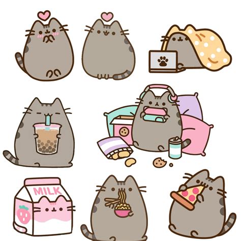 pusheen imagenes kawaii de pusheen png image transparent png