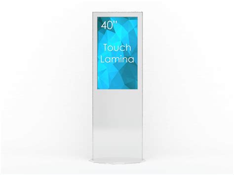 Stand Kiosk Totem SWEDX Lamina 40 4K Cu Touch SWLT 40K8 A1 ALB