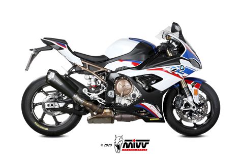 MIVV Slip On Delta Race Black Standard Exhaust For BMW S 1000 RR 2019