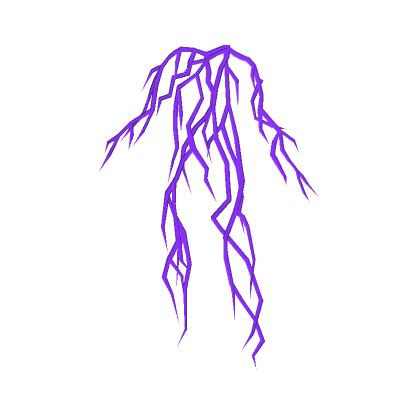 Purple Lightning PNG All