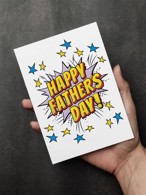 Free Father's Day Card Print