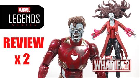 DOUBLE REVIEW Marvel Legends What If Zombie Scarlet Witch Zombie