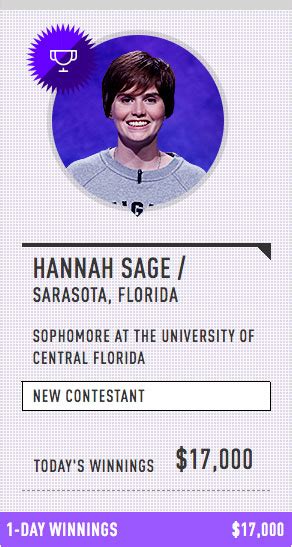 UCF Student Hannah Sage to Compete in Jeopardy! Finals Tonight ...