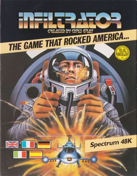 Infiltrator Zx Spectrum Box Cover Art Mobygames