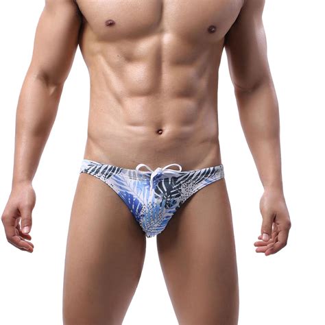 Kpoplk Mens Swim Briefs Sexy Bikini Color Swimsuit Men S Low Waist Swimming Briefs With