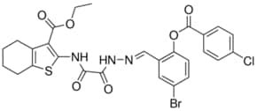 ETHYL 2 2 5 BROMO 2 4 CHLOROBENZOYL OXY BENZYLIDENE HYDRAZINO