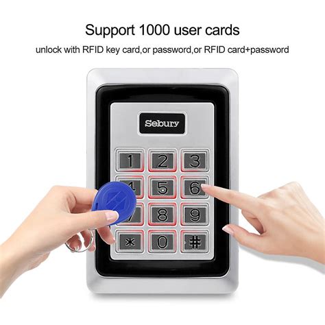 Huamade Metal Rfid Access Control Keypad Waterproof Outdoor Rain Cover