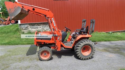 Kubota B2910 4x4 Hydrostatic Compact Loader Tractor 30 Hp Diesel 953 Hr