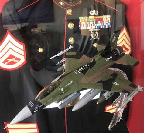 1 72 F 16 Viper US Marines Aggressor BDU Splinter Camo Ready For