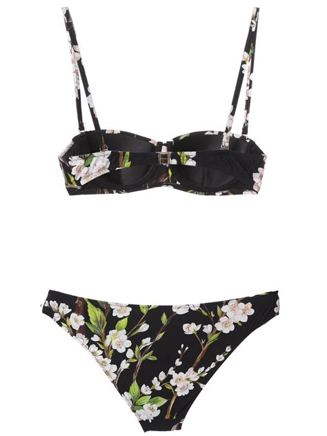 Dolce Gabbana Girls Floral Bikini In Black Hot Sex Picture