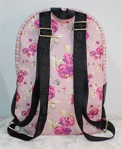 Betsey Johnson Luv Betsey Pink Floral Backpack Gem