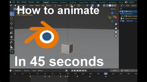 How To Animate In Blender A Tutorial Speedrun Youtube