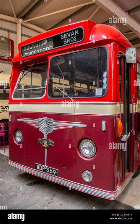 Vintage Buses On Display At The Transport Museum In Wythall