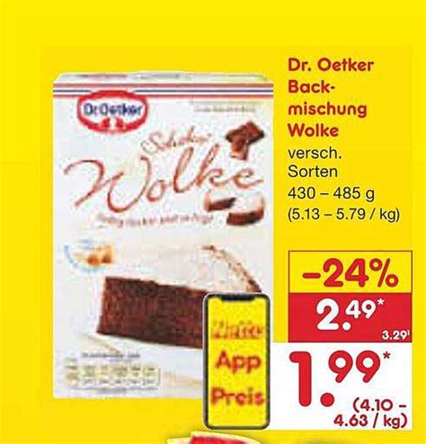 Dr Oetker Backmischung Wolke Angebot Bei Netto Marken Discount