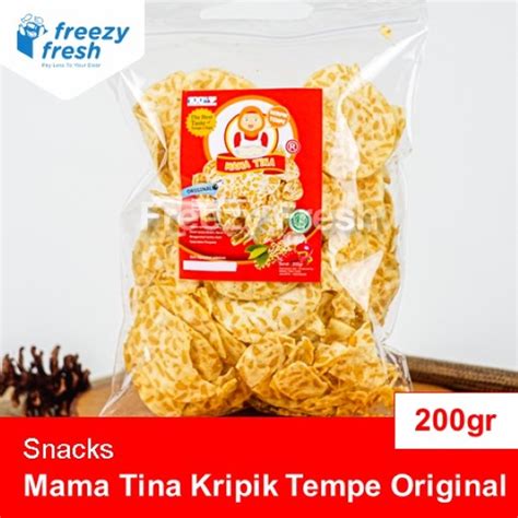 Jual Keripik Tempe Original 200 Gr Shopee Indonesia