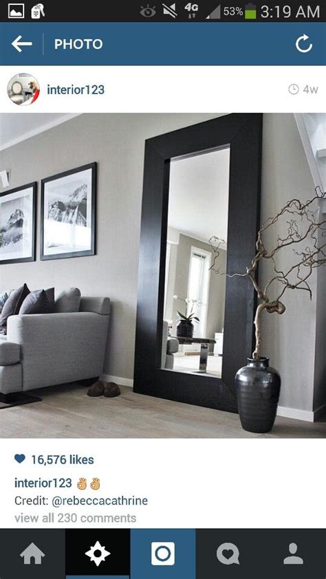 Big mirror | Wall mirror decor living room, Decor home living room ...