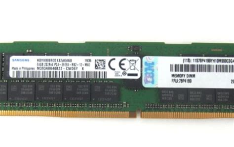 Ibm 78p4199 64g Ddr4 2666 Power9 9009 42a 41a 9008 22a 21a P9 Menmory