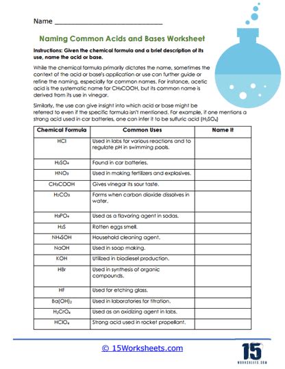 Acids And Bases Worksheets 15 Worksheets Worksheets Library