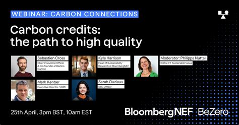 Webinar - Carbon Credits: The Path to High Quality Carbon Credits