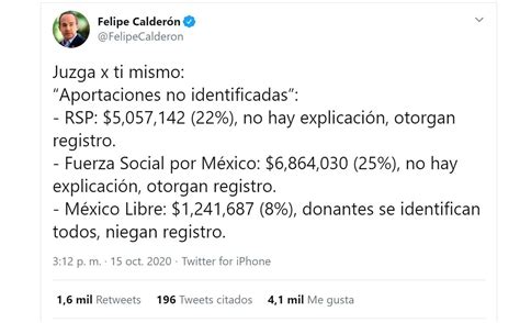 Felipe Calderón Aseguró Que Asociaciones Que Sí Obtuvieron Registro