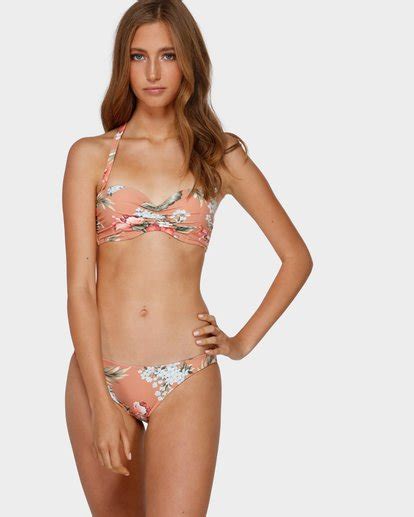 Sandy Floral Bustier Bikini Top Billabong