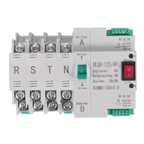 Interruttore Trasferimento Automatico Tipo Mcb P A Ats Interruttore